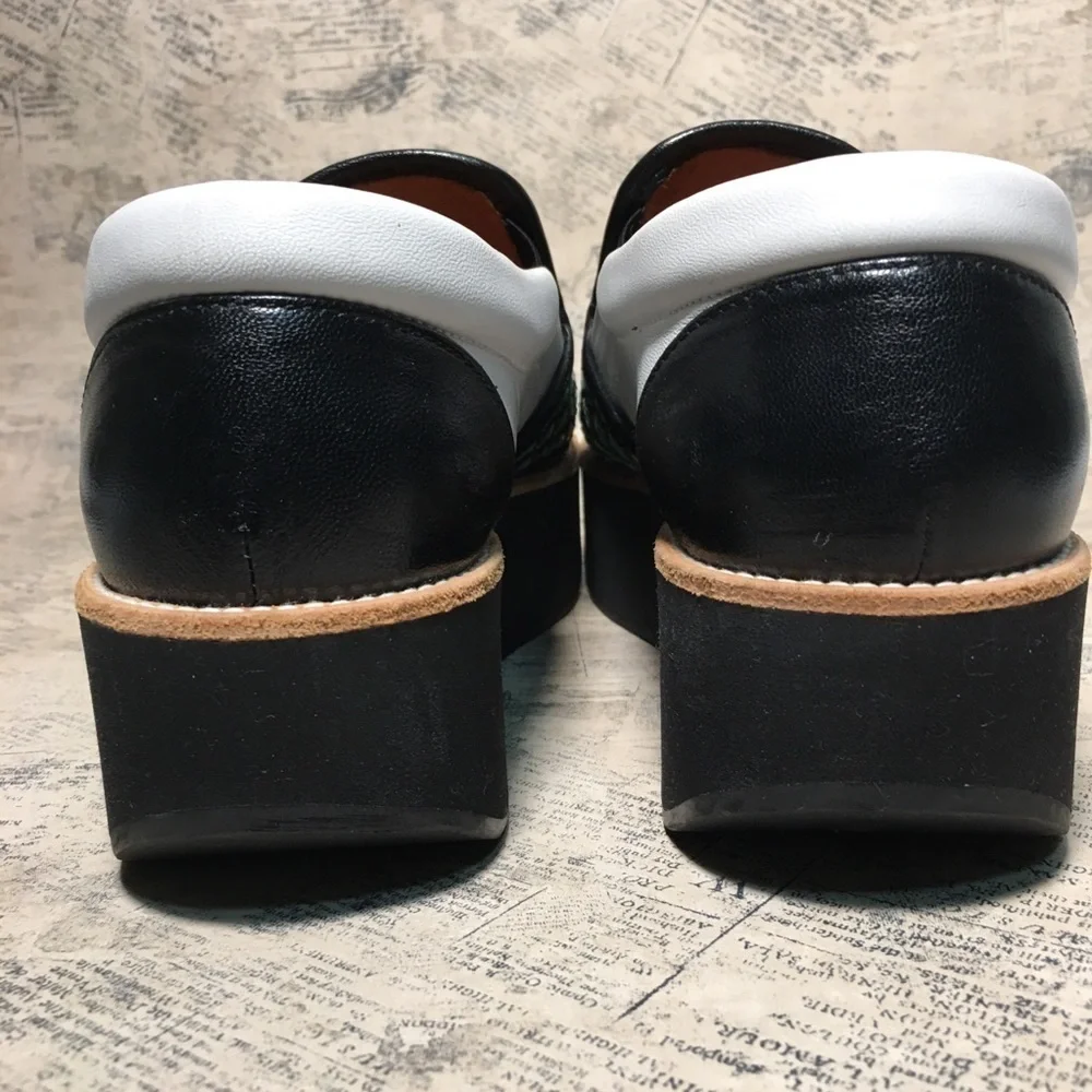 Flamingos coconut metallic platform sneakers